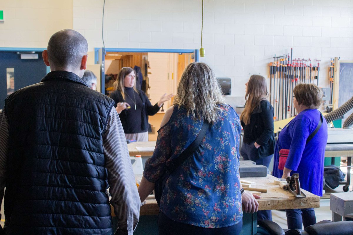 rvsed's tweet photo. RVS trustees are on the road, visiting all 53 RVS schools — including @Beiseker_school. Thanks to Principal, Jennifer Gervais for the tour and for showcasing the incredible work happening in this vibrant rural school! #RVSed #RVSSchoolVisits https://t.co/QdwLIuMgGM