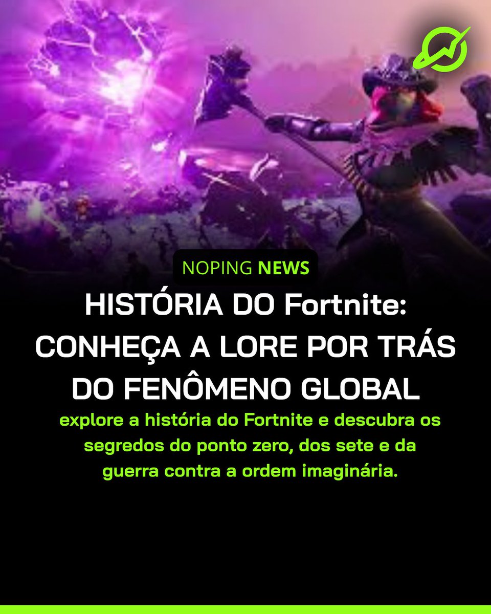 NoPingEsports's tweet photo. quer entender a lore do Fortnite? descubra os principais segredos e eventos da história. acesse: https://t.co/IVw4sQHHAf https://t.co/SL042k32bI