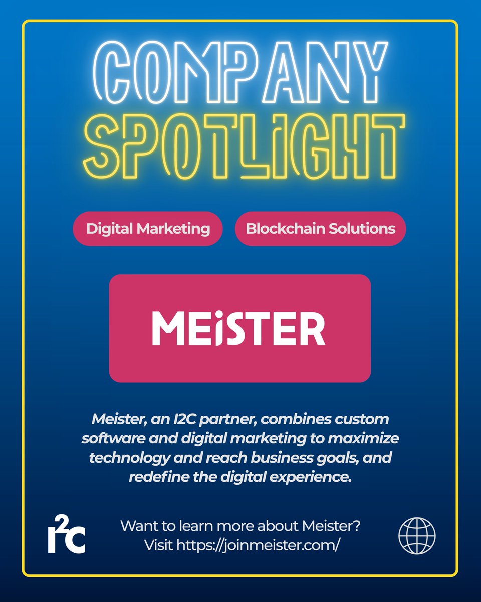 uahi2c's tweet photo. Meister, an I²C company, provides custom software, digital marketing &amp; data-driven solutions that help businesses grow and innovate. Learn more: https://t.co/YFk3IOBbzT https://t.co/nfhz2ZcIqw