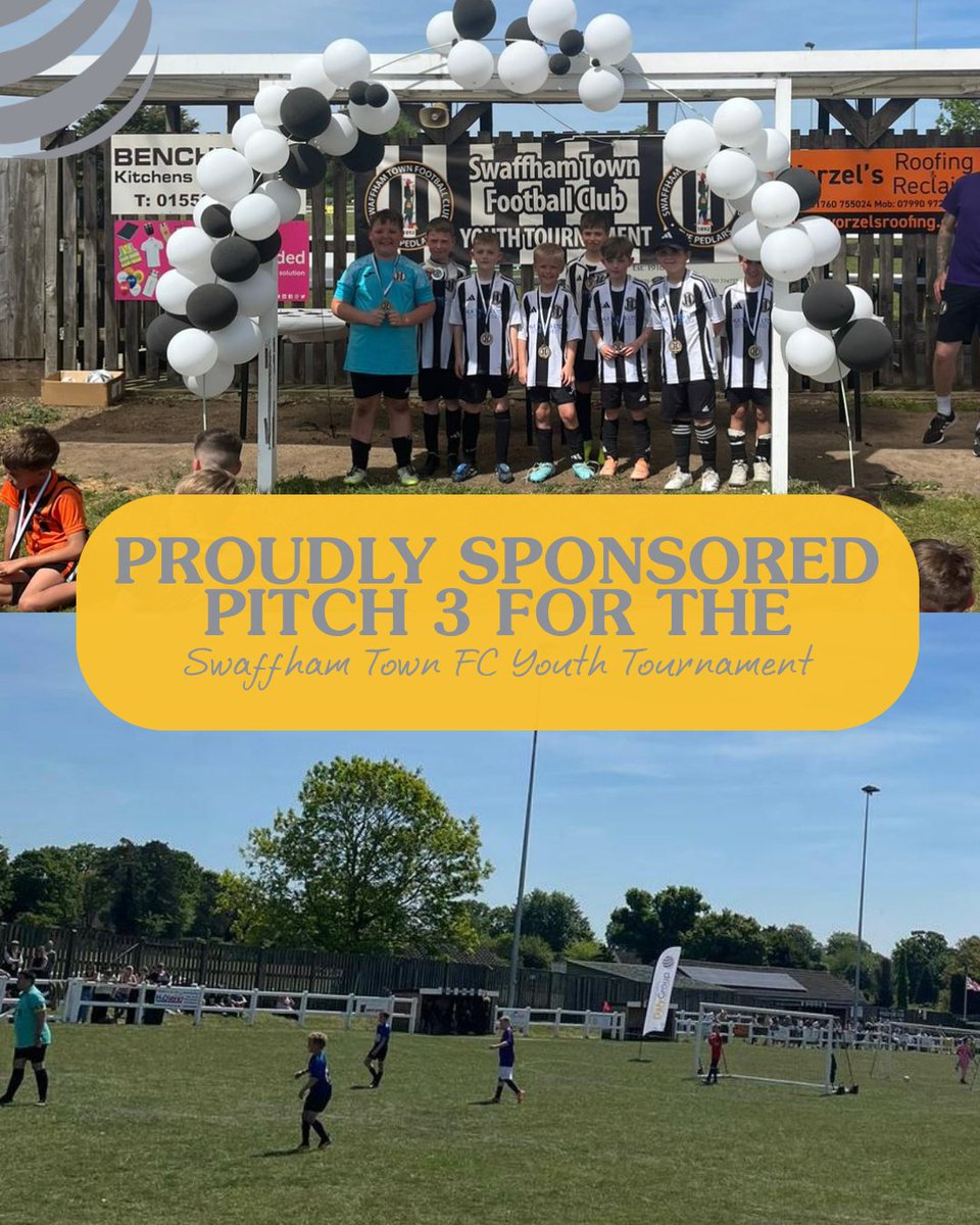 dalygroup's tweet photo. Daly Group proudly sponsored pitch 3 for the Swaffham Town FC Youth Tournament⚽  

The under 9's who we also sponsor, made it to the final and narrowly lost on penalties! It has been a pleasure watching them develop over the past year ⚽ https://t.co/eNTTpIL7U3