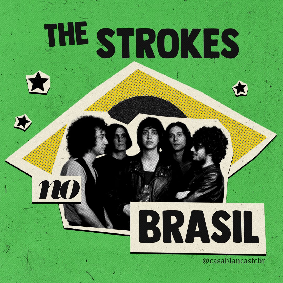 🚨 É OFICIAL! The Strokes foi confirmado como uma das principais atrações do Primavera Sound São Paulo, que acontece nos dias 5 e 6 de dezembro deste ano.