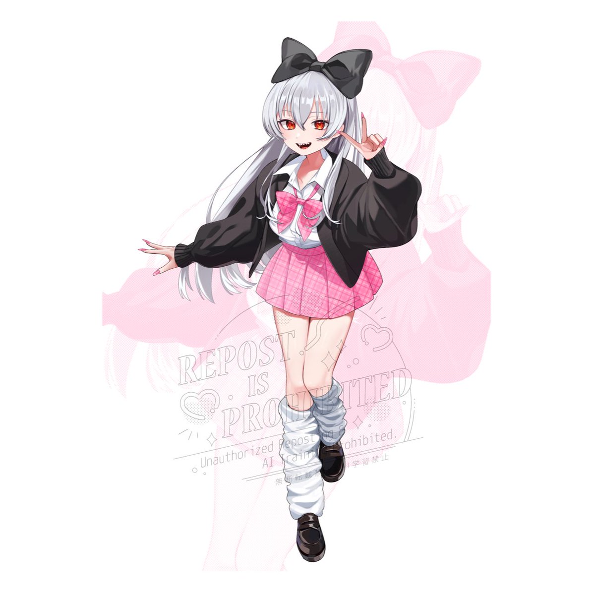 「skeb納品しました! 前回ご依頼分と並べて良い感じになってると思います! #s」|ホ塔のイラスト