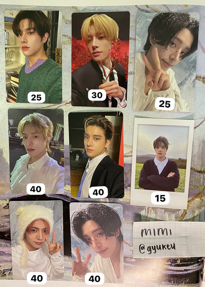 gyukeu's tweet photo. venda/vendo ˖ . ݁𝜗𝜚. ݁₊

- frete por superfrete
- ⁠mando videos deles no pv
- ⁠feedbacks no fixado

💌 jake heeseung heejake pc photocard troco troca enhypen https://t.co/BhS5DafZua