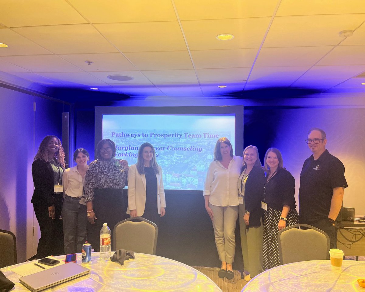 CityWorksDC's tweet photo. Lateefah Durant, VP of Innovation at CityWorks DC (left), joined the Maryland team at the @jfftweets Pathways to Prosperity Institute, where state and local leaders from across the country gathered to examine what it takes to move from promising programs to durable systems. https://t.co/Yg8Ahn0Sh0