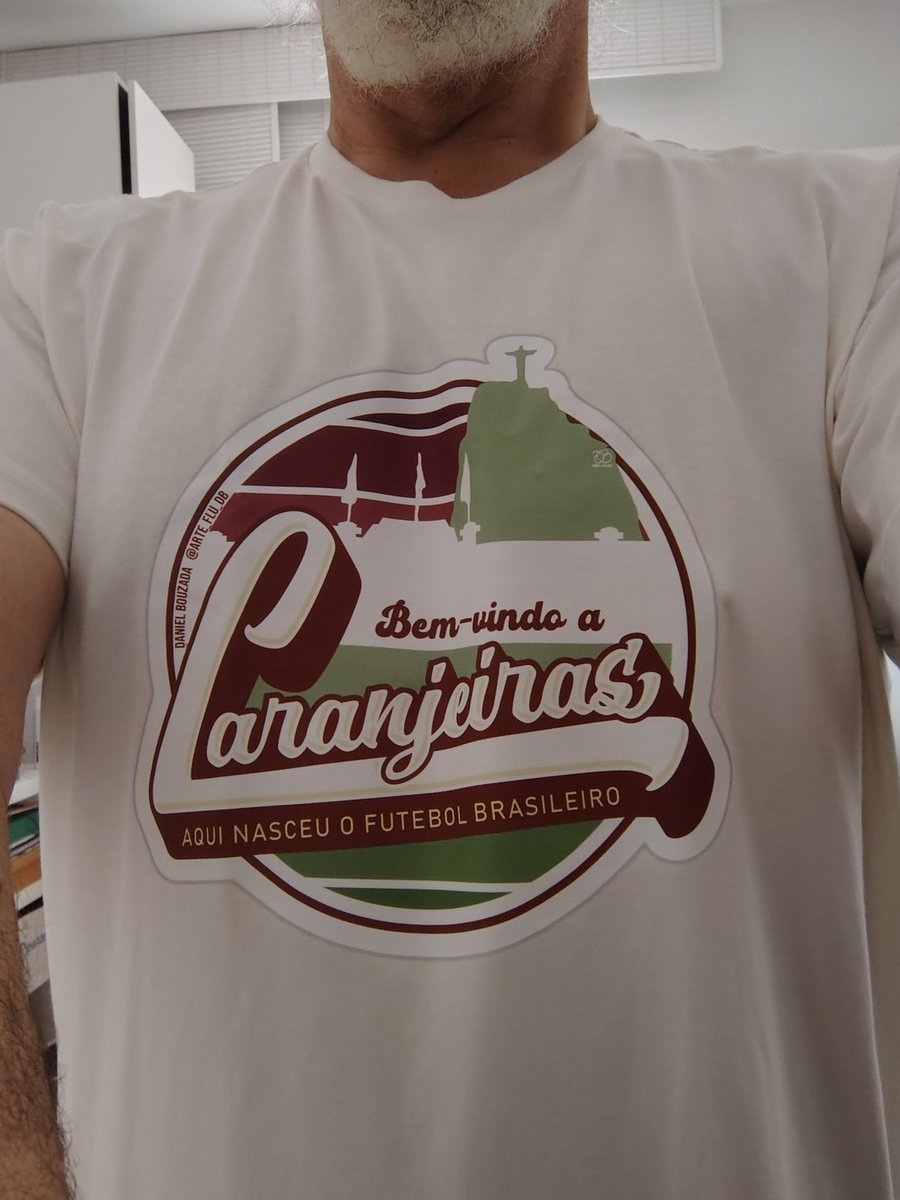DBouzada's tweet photo. Virou camisa também. Laranjeiras 107 anos https://t.co/j9q7zCS452