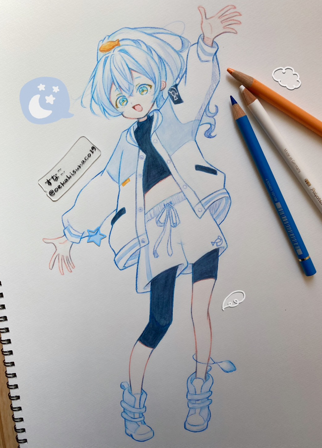 _Ta210_'s tweet photo. #blender
描いてもらったイラストになるべくよせてポーズ https://t.co/0ttBF3kesw