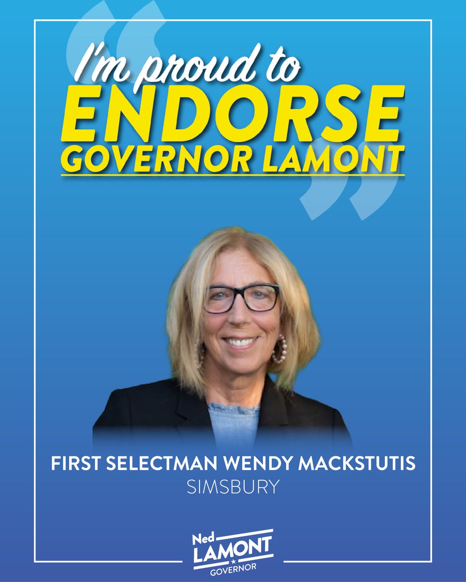 NedLamont's tweet photo. Thankful to have the support from our local leaders across the state.
We will continue to work together to get the job done for our CT residents! #TeamLamont
#NedforCT https://t.co/PZZRQt2SM3