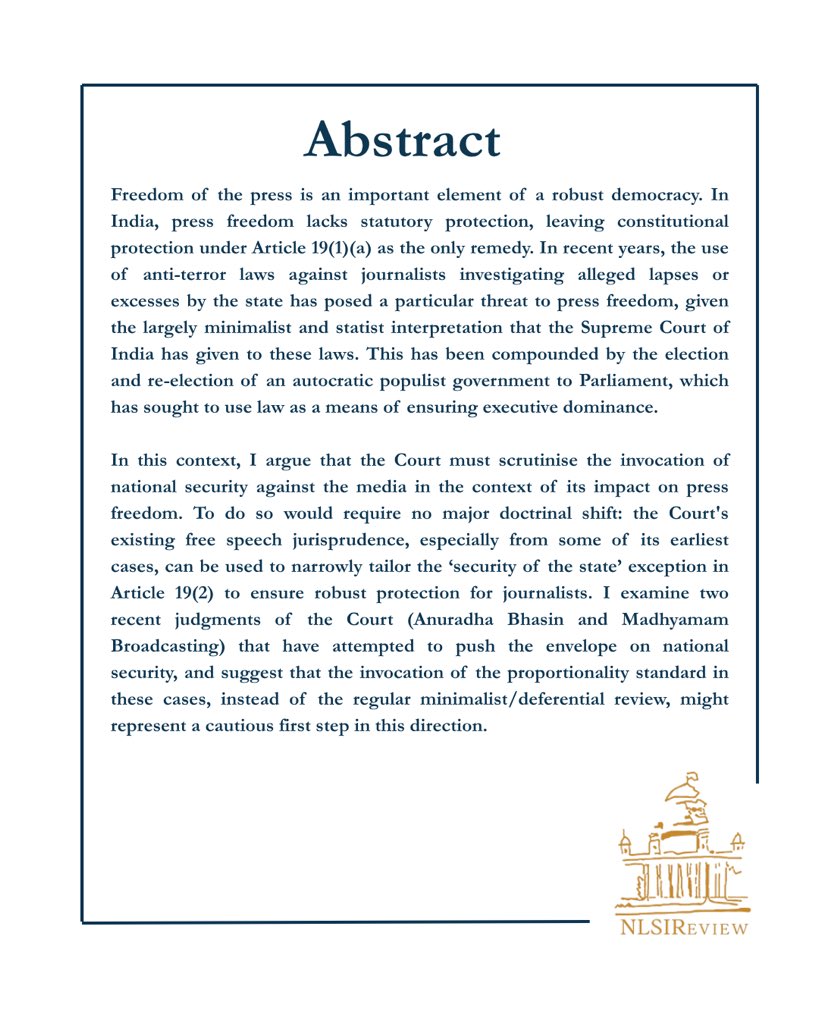 National Law School of India Review tweet media