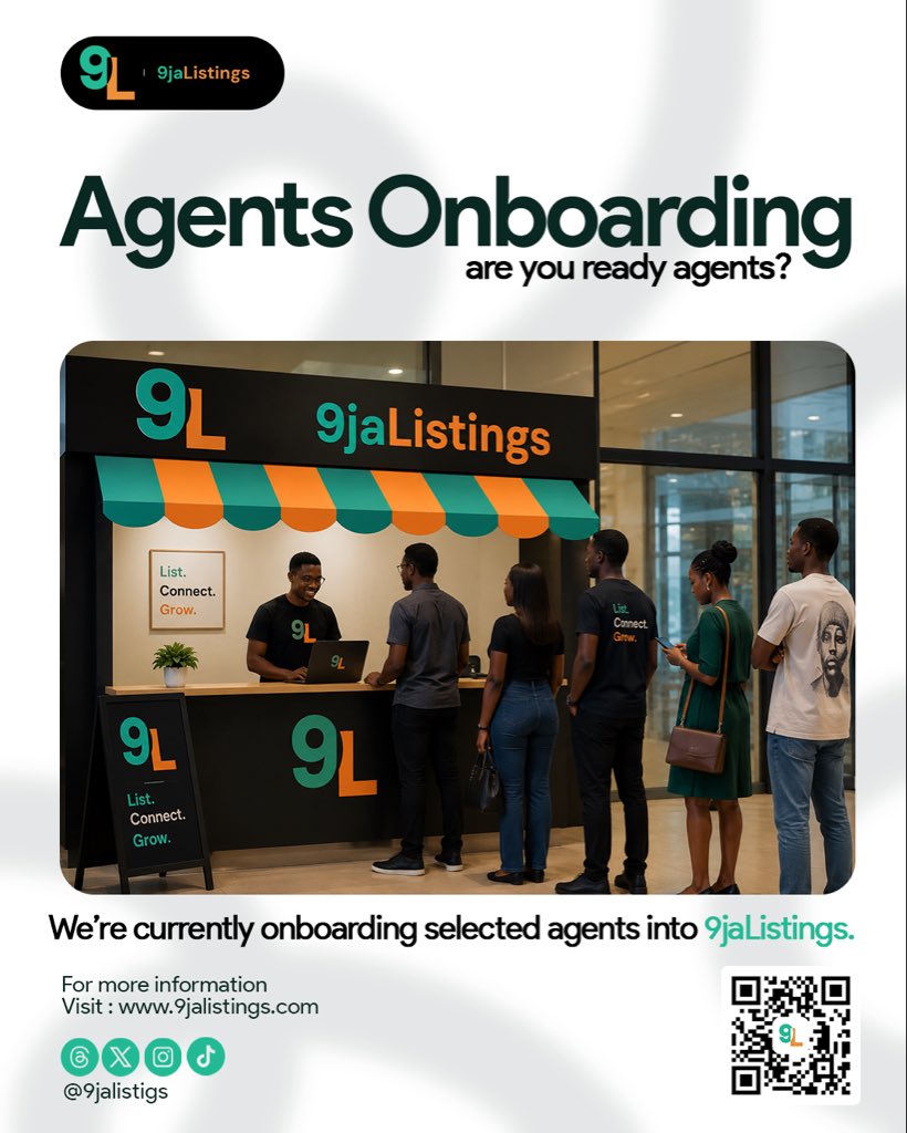 9jalistings's tweet photo. We’re currently onboarding agents into 9jaListings.

This is for agents who are serious about:

- Getting more visibility
- Connecting with real clients
- Growing their business

Limited early access.
Apply here:

https://t.co/waJ9Yci1M4

#download #realestateagency #agent #rent https://t.co/OiVzG9462m