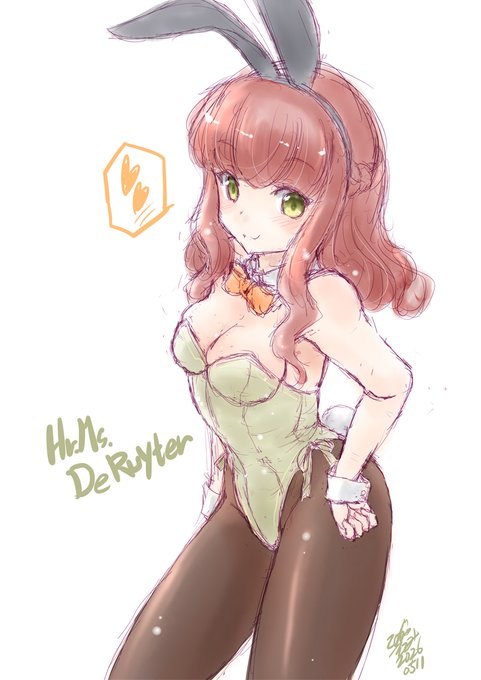 デ・ロイテル初描き(小一時間遅れ #艦これ版深夜の真剣お絵描き60分一本勝負 #艦これ版真剣お絵描き60分一本勝負_20260511 #デ・ロイテル進水日