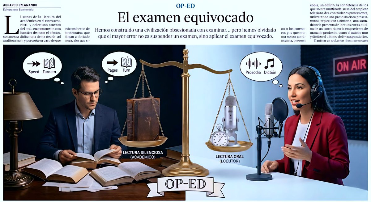 Plumadquetzal's tweet photo. We judge researchers as if they were broadcasters, and broadcasters as if they were researchers. School taught us reading is one thing. Science says it's two.
👇🏽https://t.co/aVDFUsmMLX
#ReadingFluency #Communication #Journalism https://t.co/IshAMuYjuh
