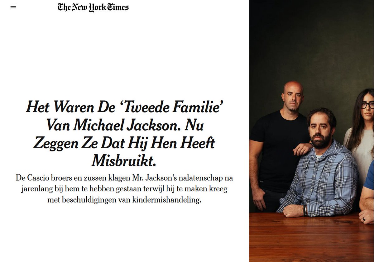 Miss_Royal73's tweet photo. #MichaelJackson werd door de wereld belasterd en vernederd. Terwijl juist hij de hele tijd onschuldig was.🙏🏻
En zelfs na zijn dood stopt men niet om hem in kwaad daglicht te zetten. Gisteren kwam er een 60-minutes online waarin de #Cascio familie hem beschuldigt van langdurige omkoping, brainwashing en #misbruik. Jarenlang verdedigden de ouders én de 4 kinderen Michael Jackson juist. Oók in de tijd dat hij van misbruik werd beschuldigd. Ze steunden hem onvoorwaardelijk.
Tot in 2026, toen vier van de Cascio-kinderen (Eddie, Dominic, Aldo en Marie-Nicole) in februari plots een federale rechtszaak aanspanden tegen de #nalatenschap van Michael Jackson. Hier de 60 minutes👇🏻👇🏻
🔗https://t.co/AOmK2VJjXt