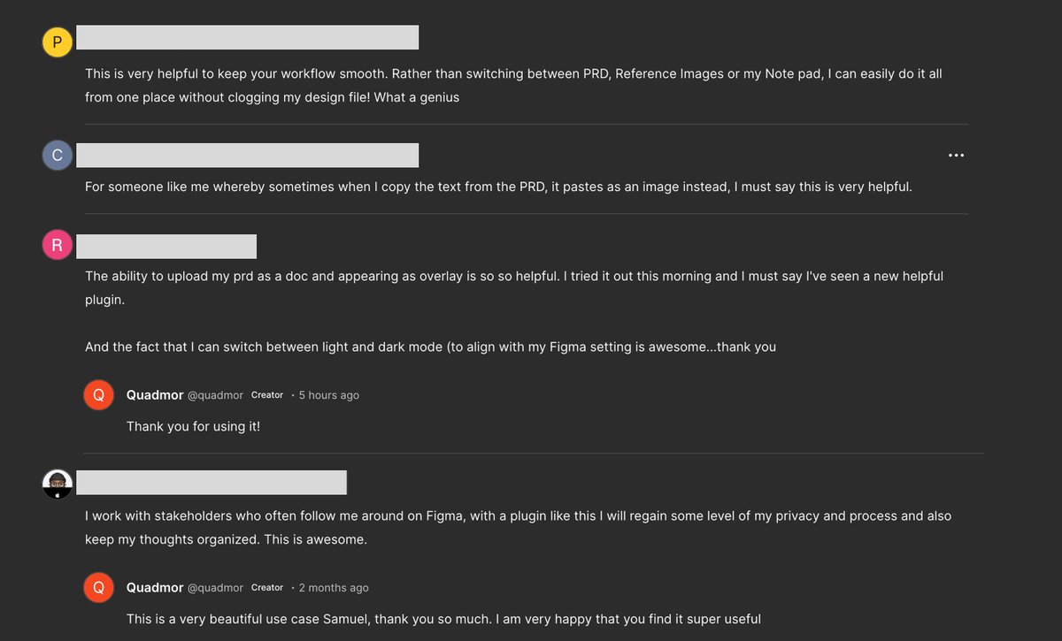 Quadmor's tweet photo. I was genuinely surprised when I checked to find out that up to 33 designers have been finding the plugin I built useful. There feedbacks has been the sweetest part so far! https://t.co/C6ZbLchr1g
