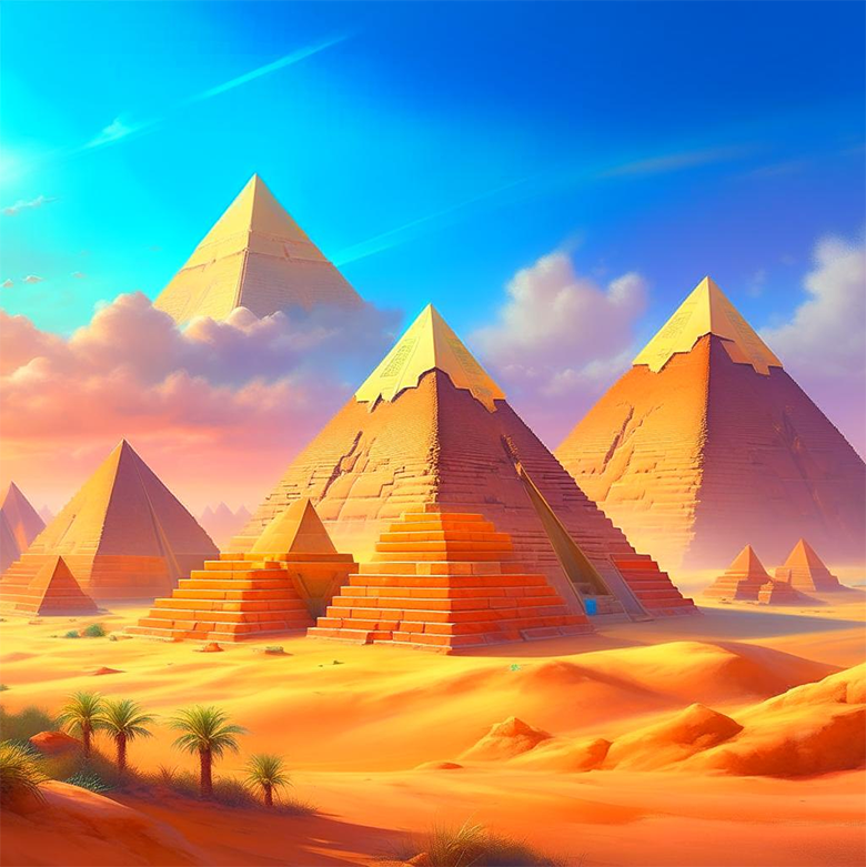 ArtistBoriska's tweet photo. ✨️ The Heat of Summer and the Pyramids ✨️
This is a stunning, radiant NFT artwork by renowned crypto artist Boriska_K, part of the exclusive Mystical Pyramids of Giza Prestige Collection.
https://t.co/4lBgtRAOa2
#PyramidsOfGiza #MysticalPyramids #EgyptianNFTart #Web3Art https://t.co/ixlbnL4grX