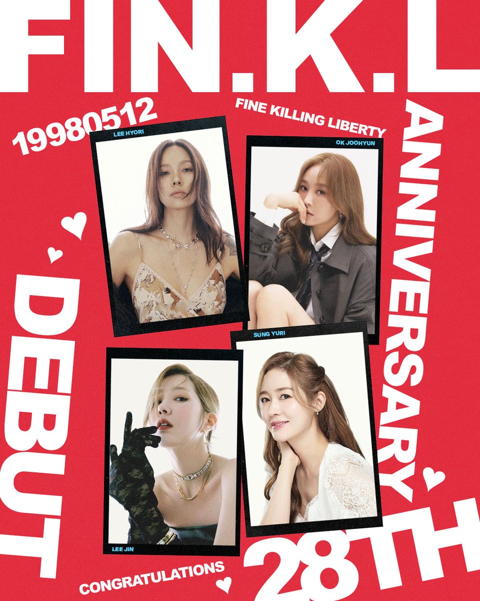 finklgallery's tweet photo. ✨️ HAPPY FINKL DAY! 1998.05.12 ~ FOREVER 🎈

핑클의 데뷔 28주년을 축하합니다!
28년간 변함없이 영원한 사랑을 약속한 우리 핑클과 팬들에게 행복한 하루가 되길 바랍니다🙌

앞으로도 계속 될 영원한 네 요정 핑클의 활동도 많은 응원 부탁드립니다🎈

#핑클 #이효리 #옥주현 #이진 #성유리 https://t.co/V5xr8Hz1Dt