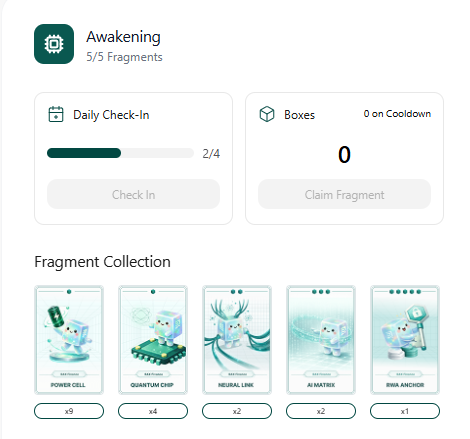 CryptoJoy02's tweet photo. New #Airdrop @RaxFinance 

Go : https://t.co/VNEWcYYwnN
- Do task
- Do daily check
- claim fragment
- up your LvL

Try to get all fragment For a final nft
good luck everyone https://t.co/y7Z4Vd3zdX