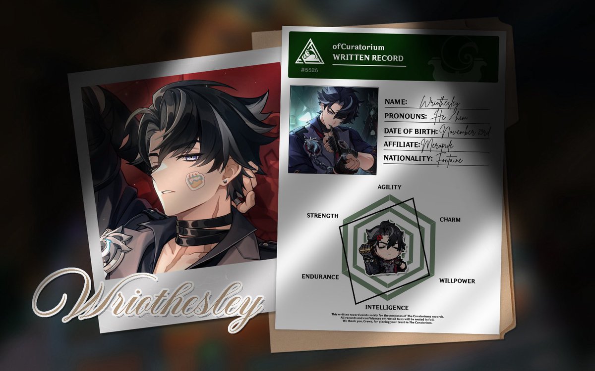 rokugant's tweet photo. The truth is never hidden for long. Despite the obstacles, I, Wriothesley, have uncovered the reality behind the shadows. Leaving the Curatorium today with 60,000 Mora and another mystery solved. https://t.co/WXEuZYF5N7