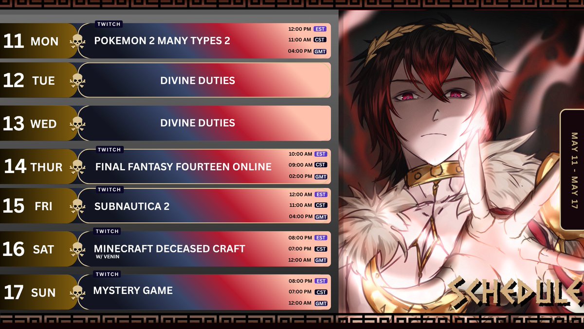Caesar Volpe 💀 Demigod Vtuber tweet media