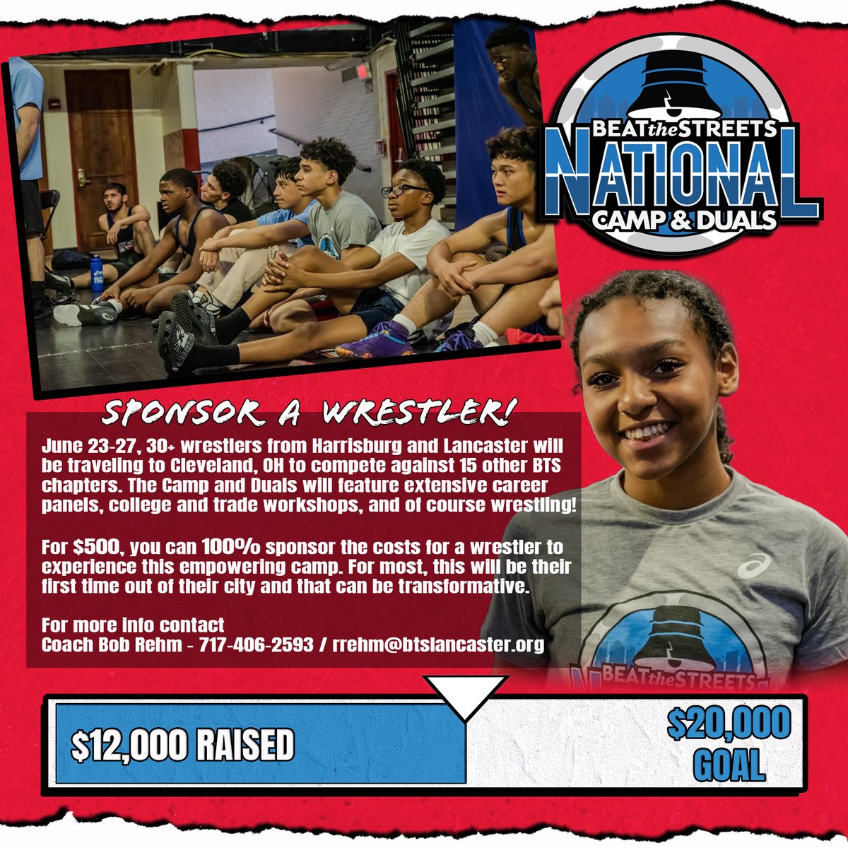 SirBobbert's tweet photo. As many of you know, rising costs and budget cuts have truly made things incredibly difficult for our youth to get experiences like this. We are looking to close the gap on our home stretch of funding to send 30 Lancaster wrestlers to Cleveland! 

🔽 ~
https://t.co/DRAi2LZDLw https://t.co/AOh5wyBQar