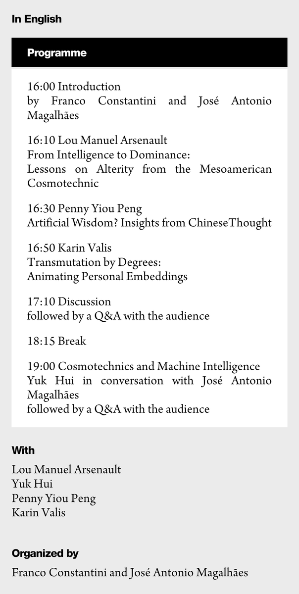 demogramas's tweet photo. We're bringing Yuk Hui to ICI-Berlin! https://t.co/w5LU62Mwnx