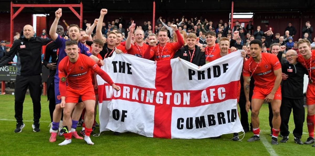 WorkingtonAFC's tweet photo. 𝗕𝗼𝗿𝗼𝘂𝗴𝗵 𝗽𝗮𝗿𝗸 𝗺𝗲𝗺𝗼𝗿𝗶𝗲𝘀 🏟️ 

Our latest delve into the Borough Park archives is quite recent, just three years ago in fact.

https://t.co/EdCQYR2jTh

#OurTownOurTeam #RootedInRed https://t.co/KLZqu4pW22