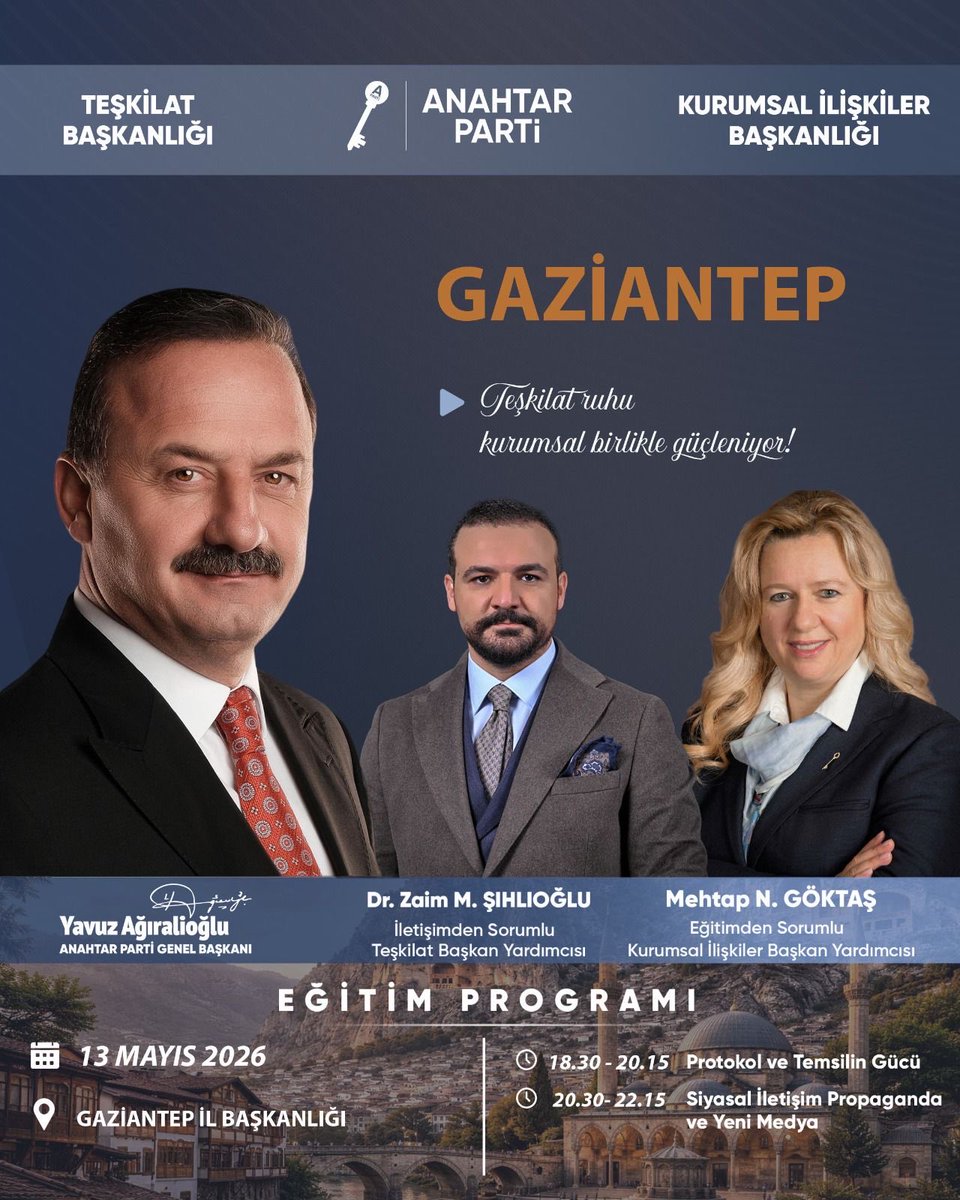 Anahtar Parti Kurumsal İlişkiler Başkanlığı tweet media