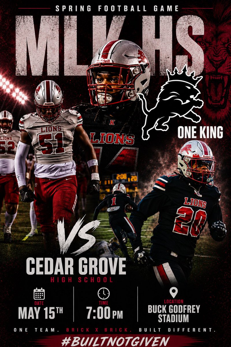 MLKing High School Football tweet media