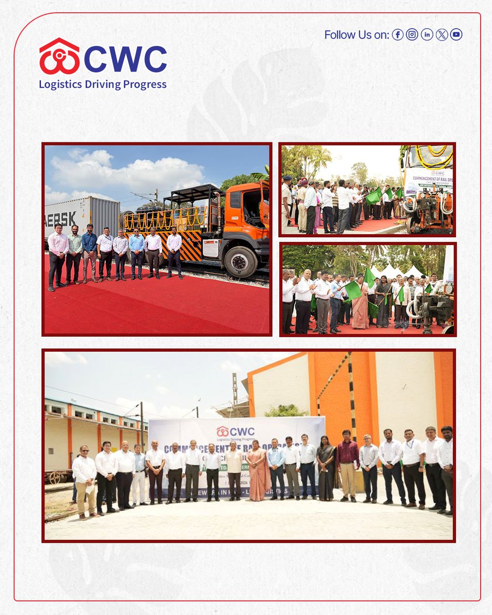 A landmark moment for Central Warehousing Corporation as rail ...