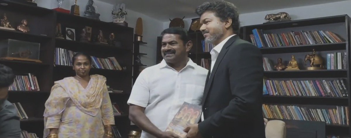 nikaran_tn's tweet photo. இது சீமானின் வீடா இல்லை நூலகமா என்று இணையம் முழுக்க விவாதிக்கப்படுகிறது 😅💥 https://t.co/FJFogXdiYI