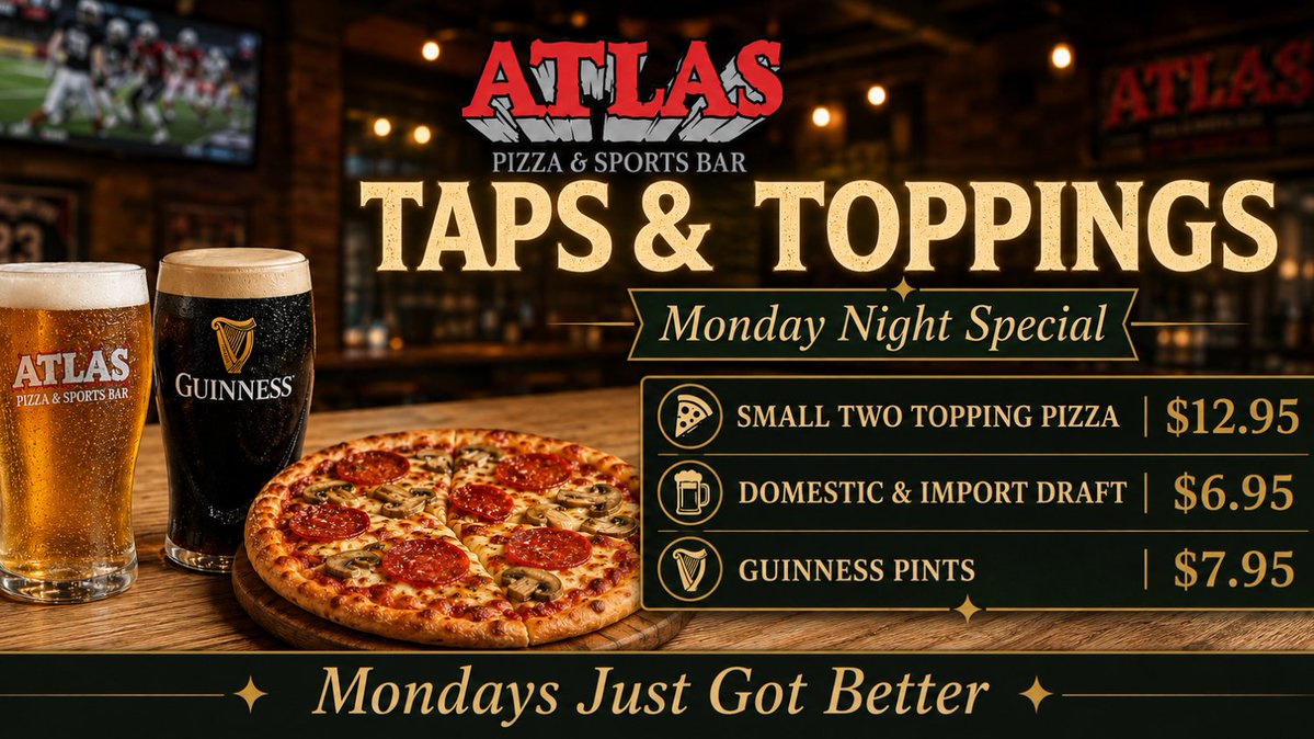 Atlas Pizza & Sports Bar Calgary tweet media