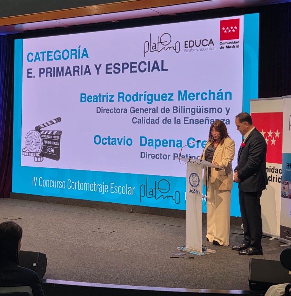 annascka's tweet photo. Historias que inspiran, que reflejan el valor de una comunidad educativa abierta e inclusiva. Enhorabuena a todos los participantes de la gala final de cortometrajes en el aula.  El cine nos une y nos emociona. @brodriguezmerch @javiersobrino9 @uc3m https://t.co/sg3p1UUQXr