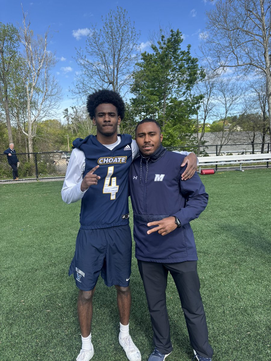 JahHawkins7's tweet photo. #Agtg After our showcase at Choate, l am beyond blessed to announce I have received an offer from the University of Monmouth! @CoachKDumas @Coach_DiRienzo @CRHFootball @coach_spinnato @CoachVic1975 @chapibic https://t.co/a9RK08tZU2