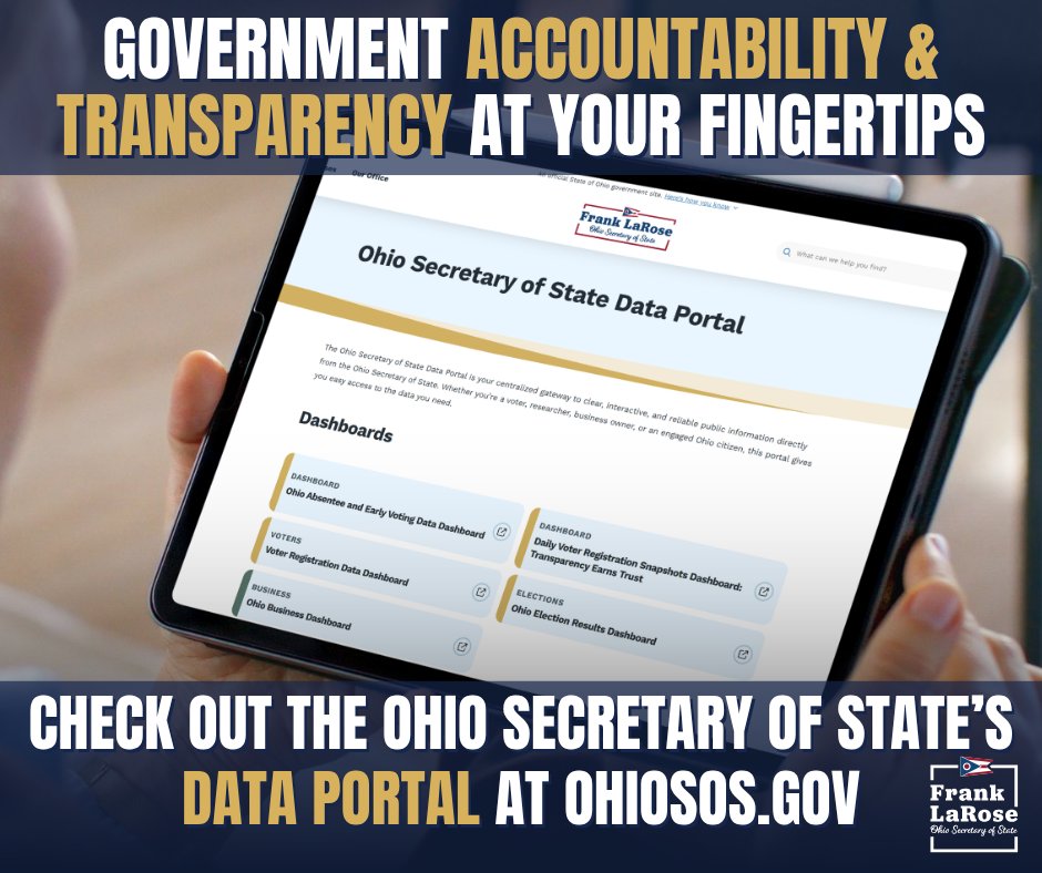Ohio Secretary of State tweet media