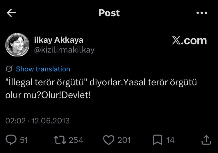 <a href="/sendika_org/">sendika.org</a> Aşağıdaki paylaşımları ile Türkiye Cumhuriyeti devletine “terör örgütü” imâsında bulunan İlkay Akkaya isimli şahıs hakkında gereğinin yapılmasını talep ederim. <a href="/EmniyetGM/">Türk Polis Teşkilatı</a> <a href="/TC_icisleri/">T.C. İçişleri Bakanlığı</a> <a href="/adalet_bakanlik/">T.C. Adalet Bakanlığı</a>