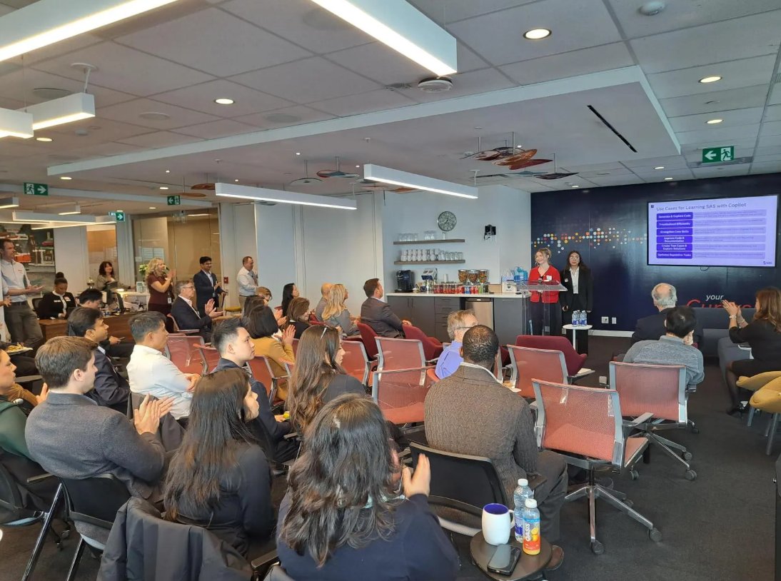 SASCanada's tweet photo. We can't wait to welcome our passionate #SASusers to the Toronto Area SAS User Group (TASUG) Meeting on June 16! 

Join us! ✔️

🗓️ June 16, 11:30am ET
📍 SAS Toronto Office
👉 Register: https://t.co/huJaBmy8rf https://t.co/vyjkWkUEhc