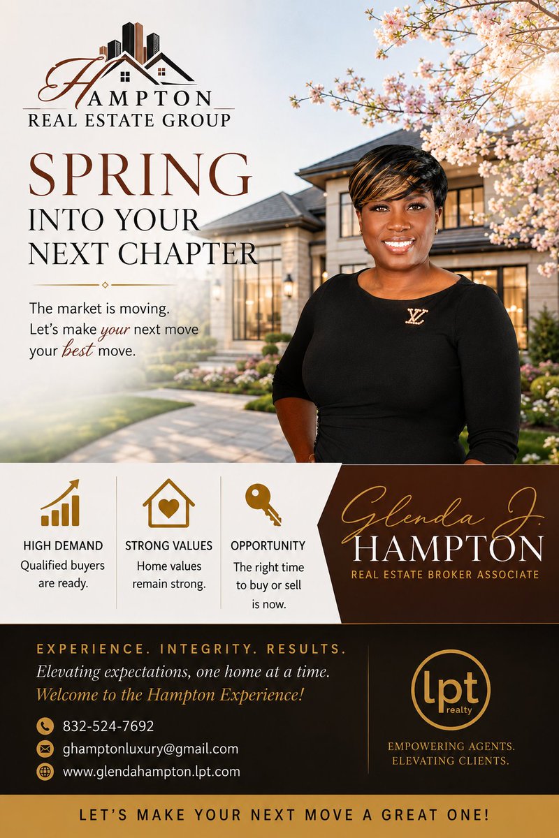 gjohnson2009's tweet photo. 🌸 Spring into your next chapter!

The market is moving and opportunity is NOW for buyers &amp; sellers ready to make power moves in real estate. 🏡✨

Let’s make your next move your BEST move.
#LuxuryLiving #NewConstruction #AcreageProperties #Waterfront #FarmAndRanch #MovingToTexas https://t.co/yYm2pDPb5D