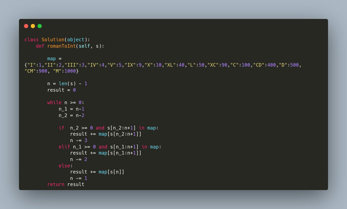 zzzdevlyr's tweet photo. leetcode 13 - easy

ficou ineficiente guardar todas as combinações, vou estudar algumas outras soluções mais tarde 🤓 https://t.co/TyUkFZ2Q9J