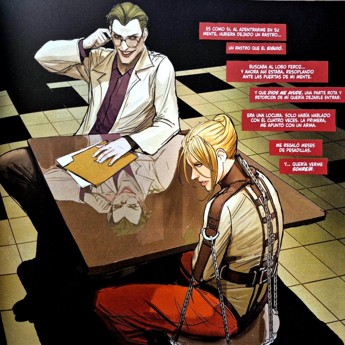 PaniniComicsEsp's tweet photo. Este es el trágico origen de Harley visto a través de los ojos de quien mejor la conoce: Harleen.

Incluye Harleen #1-3 USA, de Stjepan Šejić. 

+info: https://t.co/WLq3yGjHBp

#PaniniDC #BlackLabel #HarleenQuinzel #HarleyQuinn #ElJoker #HiedraVenenosa #DosCaras #HugoStrange #Arkham #Batman #sueños