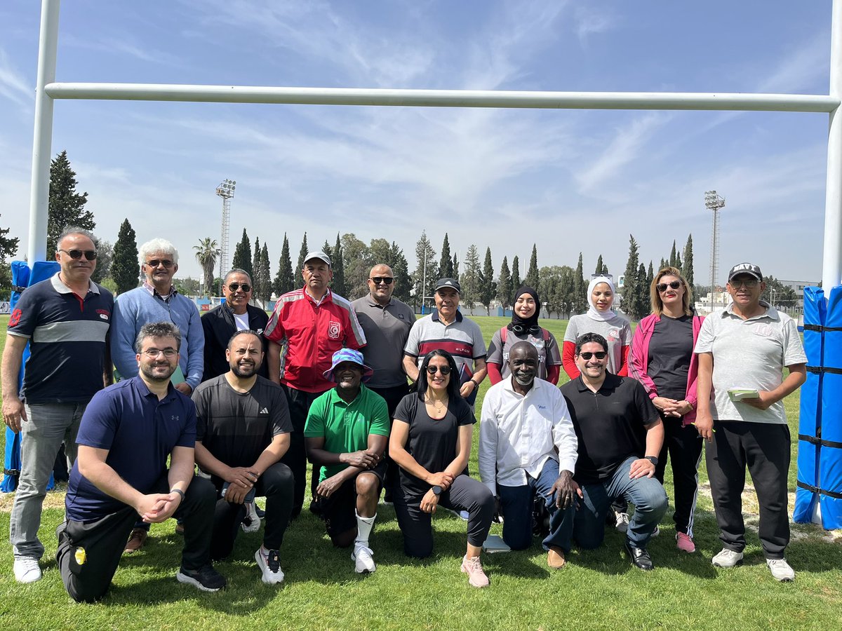 Image for the Tweet beginning: Match Commissioners training in Tunisia