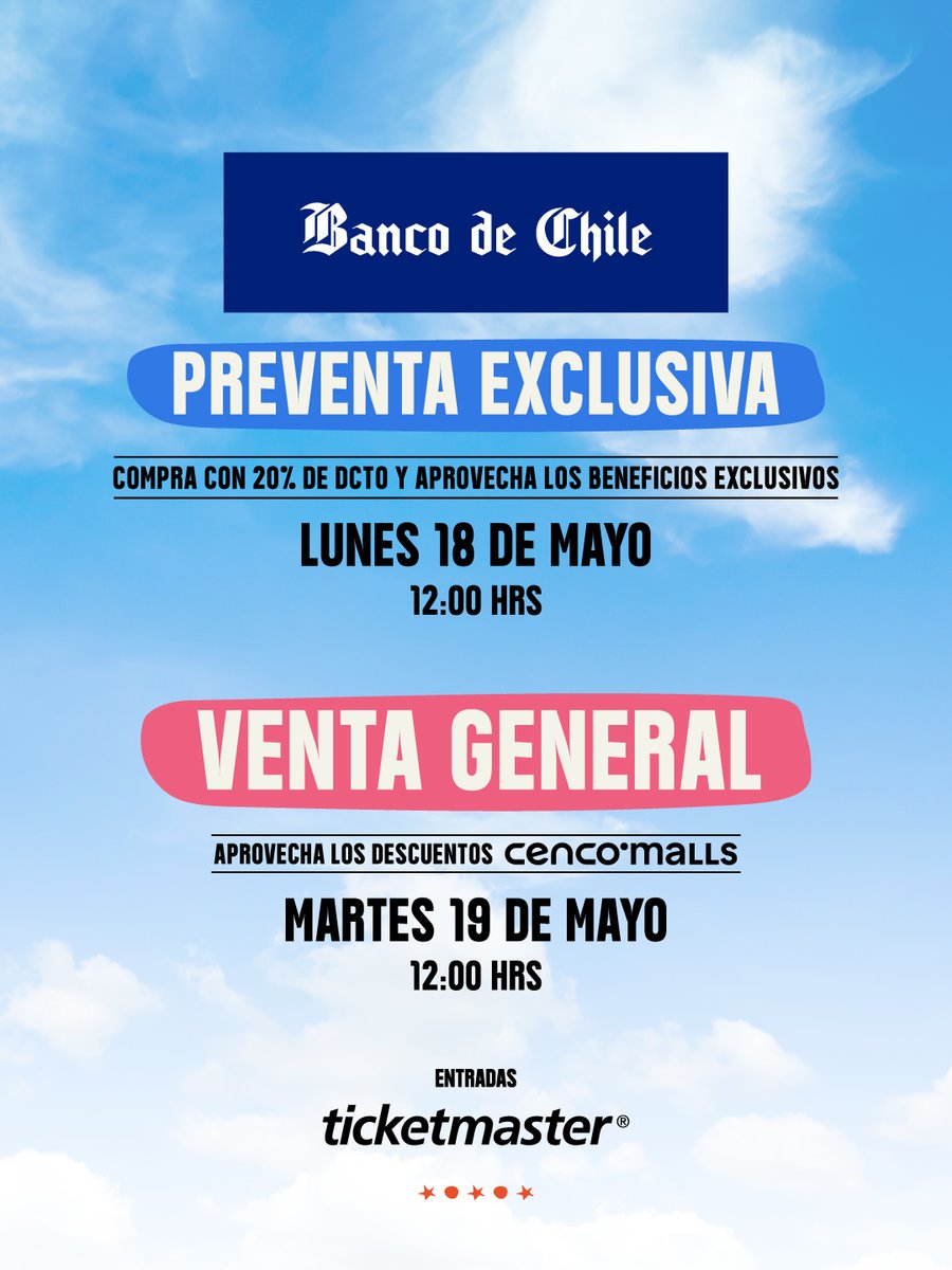 Ticketmaster Chile tweet media