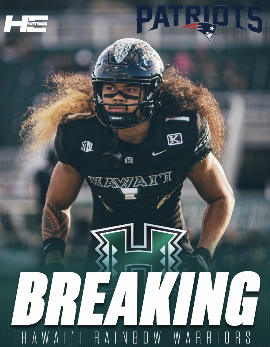 HawaiiHuddle's tweet photo. The New England Patriots have signed Peter Manuma as an UDFA.

The Ewa Beach native was a team captain in 2025 and led the Bows with 80 total tackles, finished second on the team with 7 PBU, while adding 2.5 TFL &amp; 1 sack. All-Mountain West honorable mention.

#BRADDAHHOOD #GoBows https://t.co/vGSLgIwa08