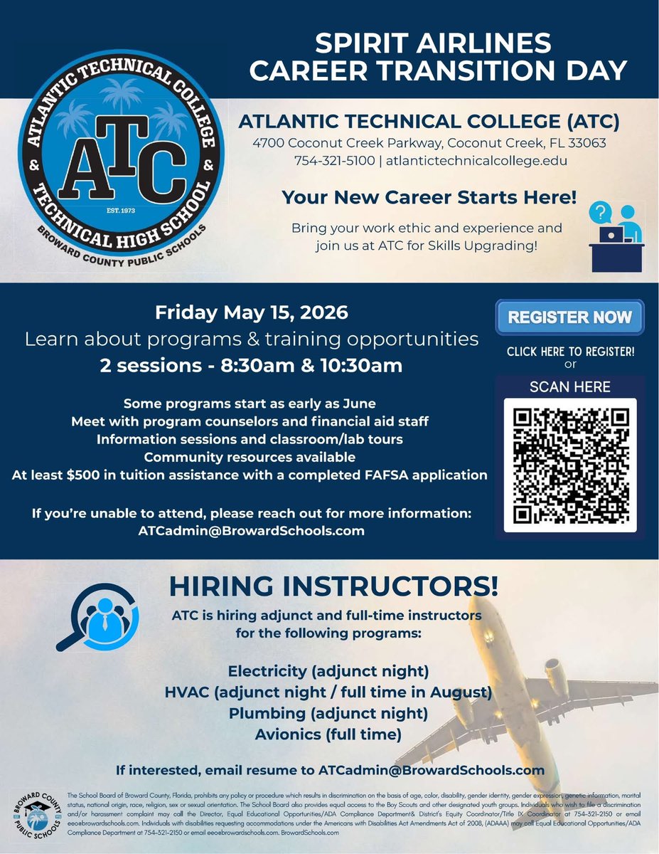 MsClabo's tweet photo. @ATCTechCollege @browardschools #ATCChangingLives https://t.co/0PQZVfEzMY