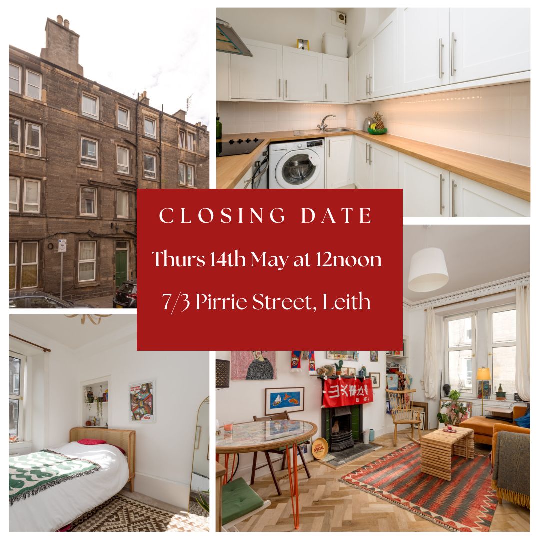 DeansProperties's tweet photo. ❗CLOSING DATE❗

📍7/3 Pirrie Street, Leith

Bright 2-bed first floor flat quietly located on a no-through street, close to excellent amenities &amp; the Shore.

⏰Closing Date: Thurs 14th May at 12noon
🏷️Offers Over £220,000
🏠To View, call 0131 667 1900
📱https://t.co/vHuDsP0Dmc https://t.co/UQ2qFGONl0