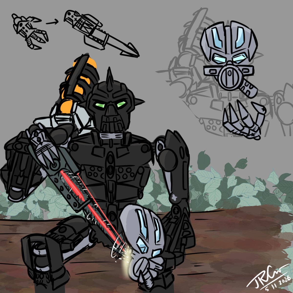 JDAlbum's tweet photo. Nuparu doodle (Bionicle) https://t.co/b4paGcvU6J