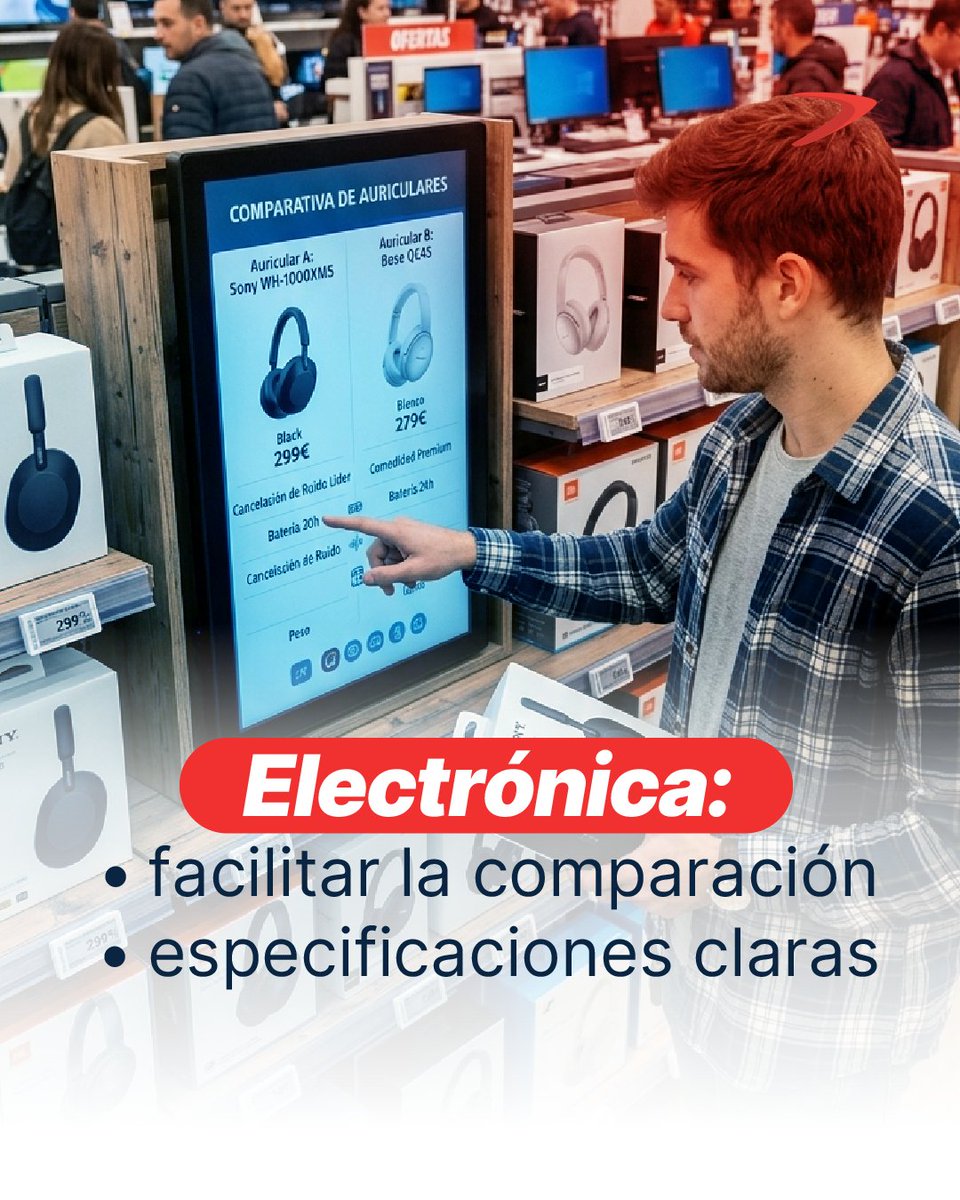 BoomerangRMS's tweet photo. ¿Pantalla genérica? No para todas las categorías. En belleza, muestras resultados y tutoriales en segundos. En electrónica, comparas especificaciones sin que el cliente tenga que preguntar. En infantil, atraes la atención y ganas confianza. Más info en https://t.co/A7ysQC2vhS https://t.co/ERxR4GlWbX
