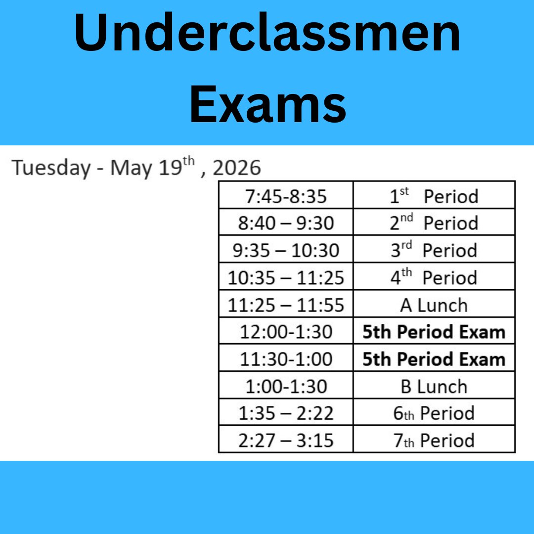 SpringWoodsHigh's tweet photo. For Underclassmen https://t.co/kpjeV9q0Bm