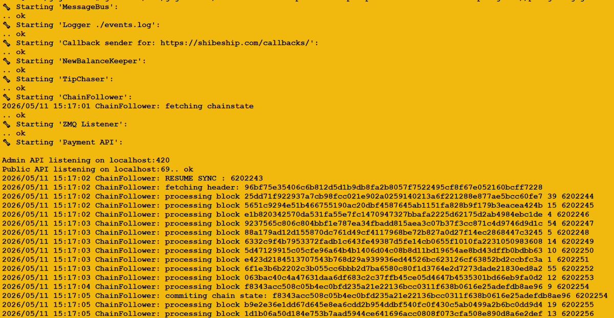 inevitable360's tweet photo. https://t.co/yQo07QA7W1 local #GigaWallet with remote #DogeBox running Dogecoin CORE fully running now on the new server 🥳 still checking one by one all websites 😅 https://t.co/g7B4wj3gBS