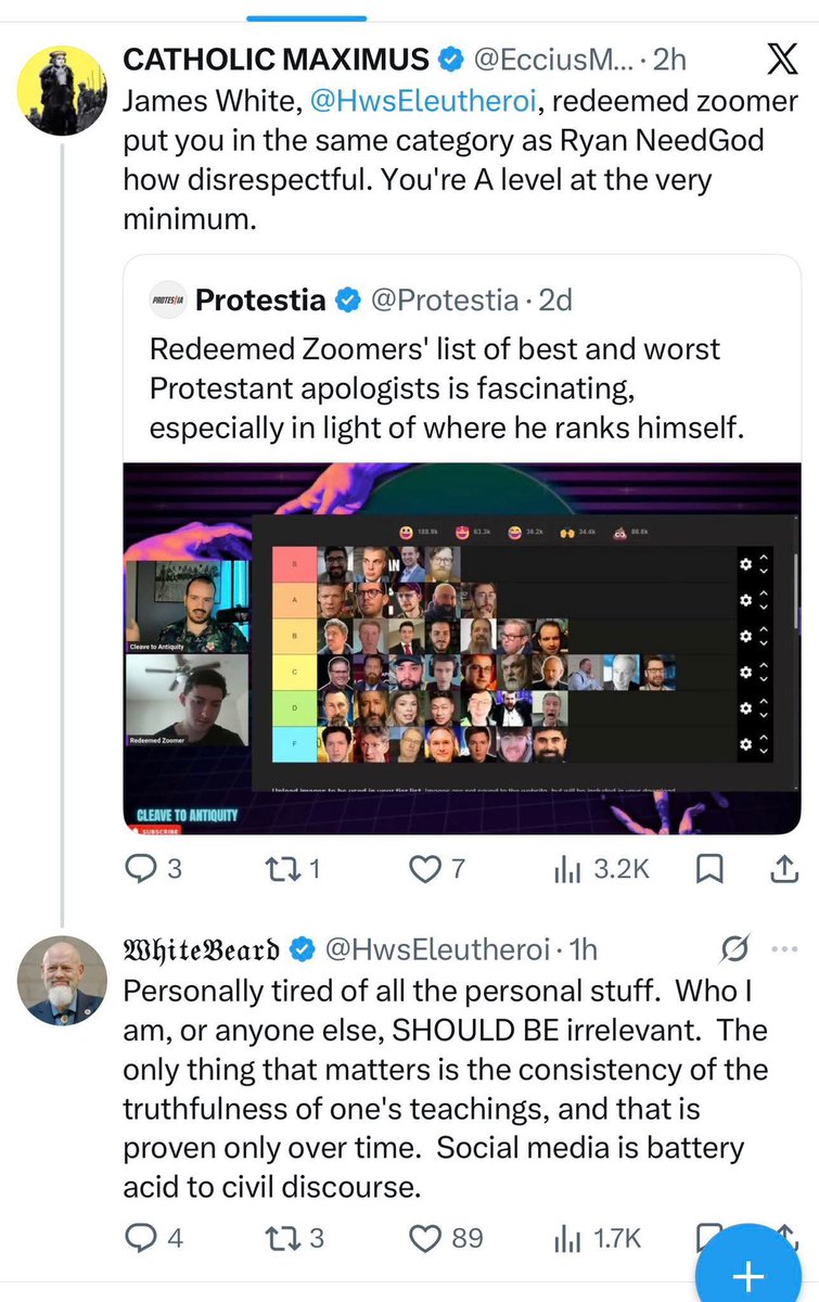 The Church Split tweet media