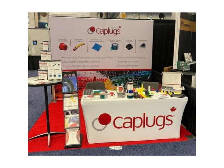 Caplugs's tweet photo. The booth is set and we’re ready for Day 1 at MMTS 2026 in Montréal! Stop by to connect with our team and explore our latest product protection, hose protection, and masking solutions. Looking forward to a great show! #MMTS2026 #Manufacturing https://t.co/2L86rutxUe