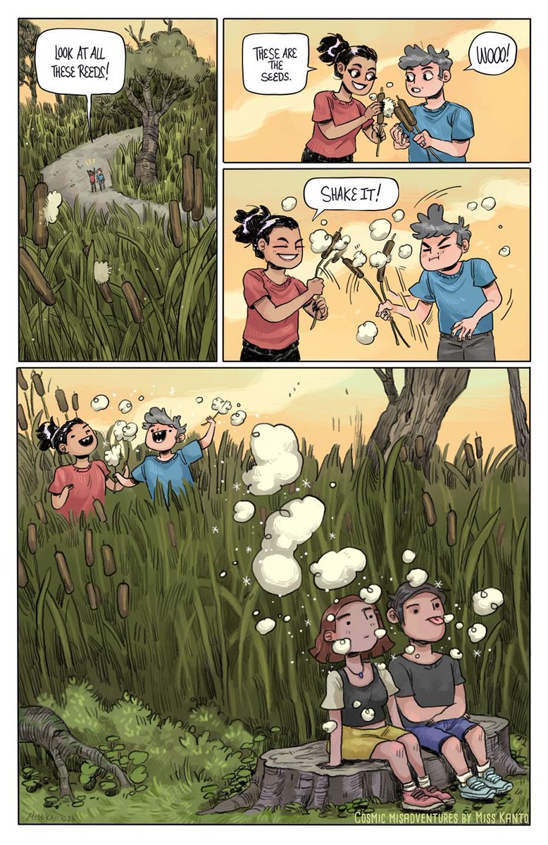 Miss_kanto's tweet photo. Cosmic misadventures #217 Juncosis
#comic #nature #reed https://t.co/2eRLvv7EEG
